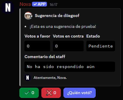 Sistema de sugerencias